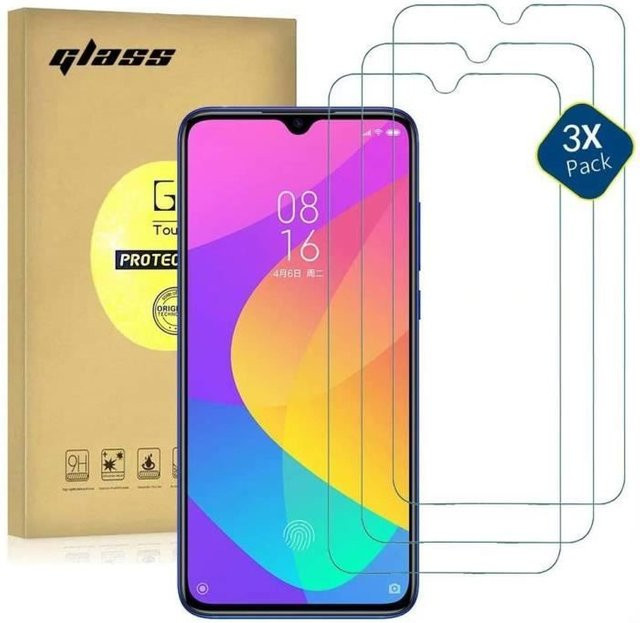 LittleMonkey Displayschutz aus gehärtetem Glas für Xiaomi Poco F2, 3 Stück, transparent, Härte 9H, 0,26 mm - Bild 1