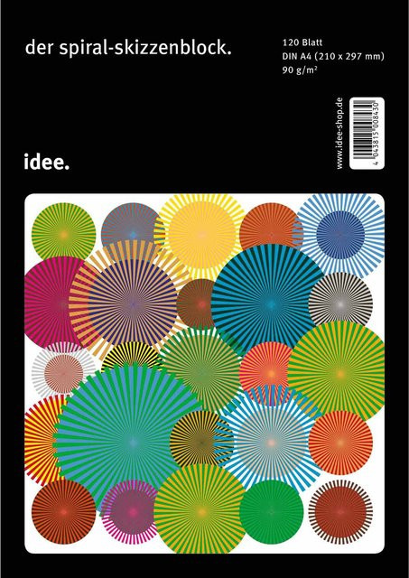 idee. Creativmarkt Skizzenblock DIN A4, weiß, 90g/m² - Bild 1