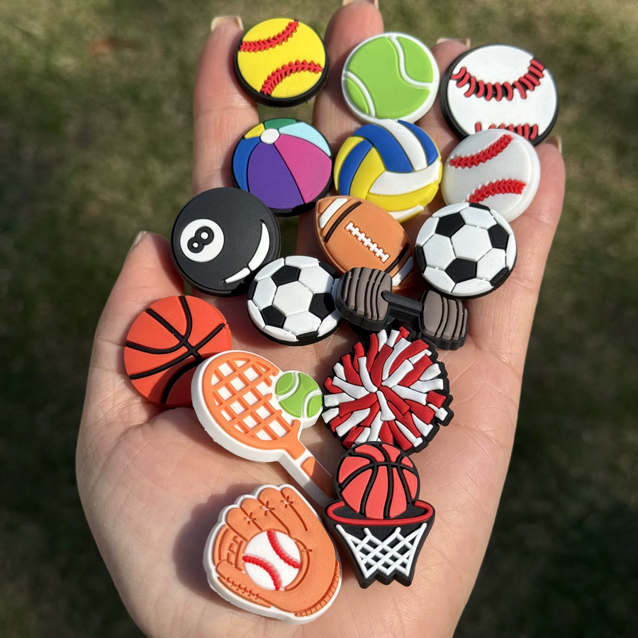 Happye&TiTi Charms, Fußball Basketball Tennis, Kinder, PVC - Bild 3