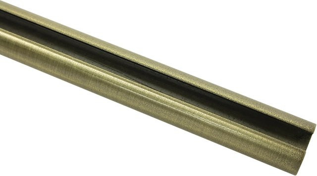 Gardinia Innenlauf Stange Memphis in Messing-Antik Gold, Durchmesser: 16 mm, Länge: 240 cm - Bild 1