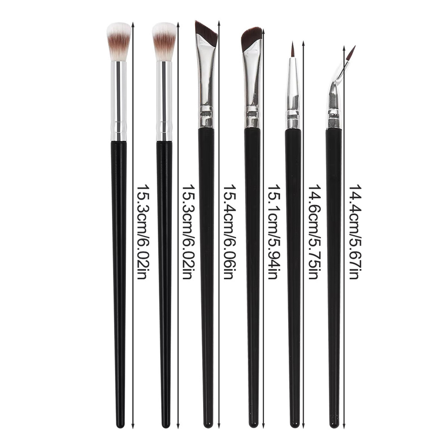MAANGE Augen Make-Up Pinsel Set, 6 Stück, Unisex - Bild 3