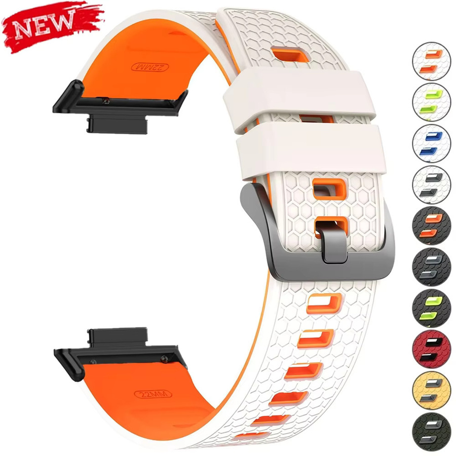 CAOWTAN Uhrenarmband Silikon, Zweifarbig, Unisex - Bild 4