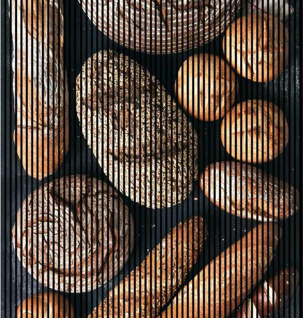 FN Acustico Akustikplatte Brot 1 in Bunt, PET und MDF foliert, H x B x T: 2.400 x 2.253 x 19 mm - Bild 1