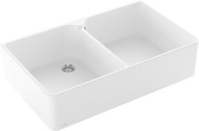 Villeroy & Boch Spülstein Doppelbecken C-plus aus Keramik in Weiß, Breite: 90 cm - Bild 1