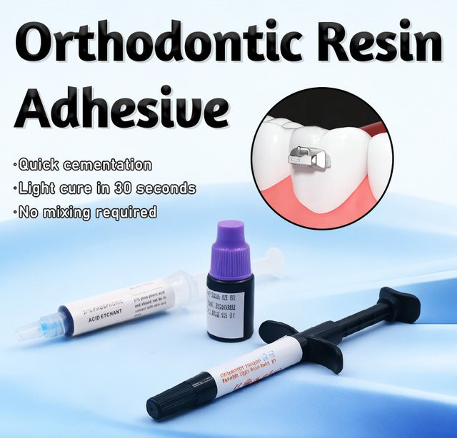 JMSPT Orthodontisches Komposit-Set mit Säureätzmittel, Kompositharz, Haftmittel - Bild 1