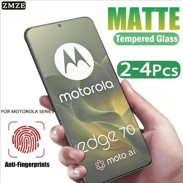 Mattiertes Schutzglas Set für Motorola Edge 70 60 50 Neo 40 30 20 mit Anti-Fingerabdruck-Funktion - Bild 1