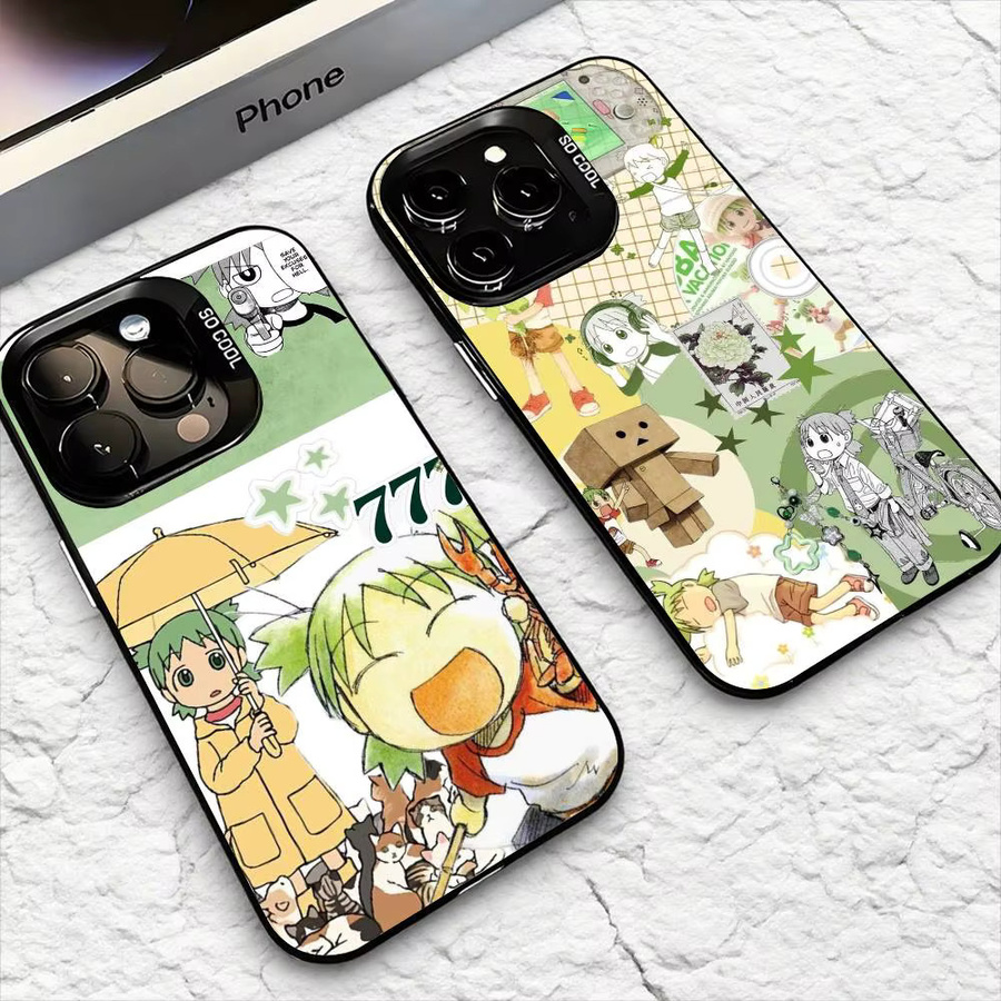Anime Yotsuba Koiwai Handyhülle für Apple iPhone 11 12 13 14 15 16 Pro Max Plus in Multicolour mit Protect Plating Schutz - Bild 2