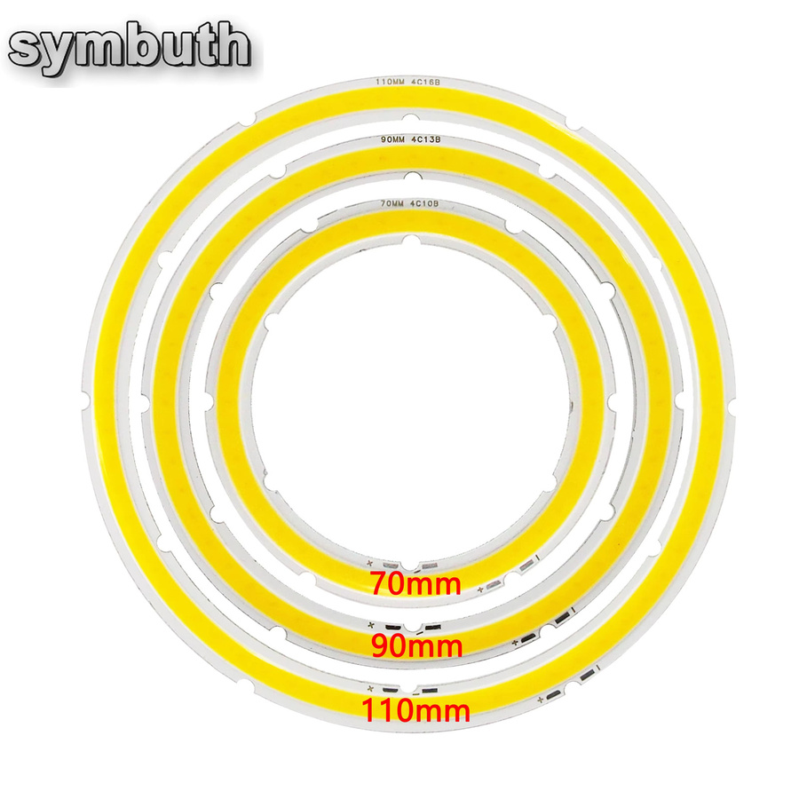 Symbuth Ringförmige LED COB Lichtquelle mit Fernbedienung, Dimmbar, Warmweiß, Durchmesser: 60-120 mm - Bild 1