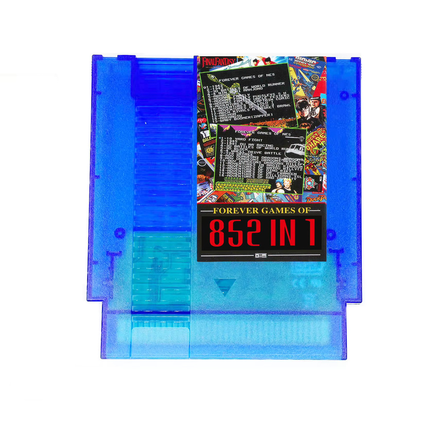 EZFLASH FOREVER DUO GAMES OF NES 852 in 1 Spielkassette für die NES-Konsole in Rot mit 1024MBit Flash-Chip - Bild 3