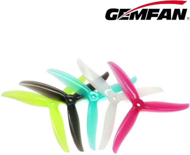 Gemfan SBANG 4934 Propeller, 8-teiliges Set, 3-Blatt, Kunststoff - Bild 1