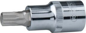KS Tools CHROMEplus Bit-Stecknuss XZN 1/2" M8 in Silber - Bild 1