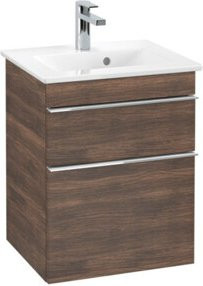 V&B Waschtischunterschrank VENTICELLO in Arizona Oak mit Chromgriffen, B/T/H: 46,6 x 59 x 42,5 cm - Bild 1