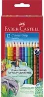 Faber-Castell Colour GRIP Buntstifte im Kartonetui, 12 Stück, Mehrfarbig - Bild 1