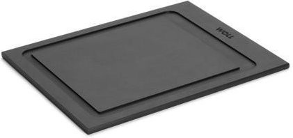 Schneidebrett Woll S Cut & Serve in Schwarz und Grau aus Kunststoff, B/T/H: 25,0 x 19,5 x 0,46 cm - Bild 1