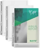 Leitz Prospekthülle Maxi DIN A4 transparent, oben offen, 3 Stück, B: 23,6 cm, H: 31,0 cm - Bild 1
