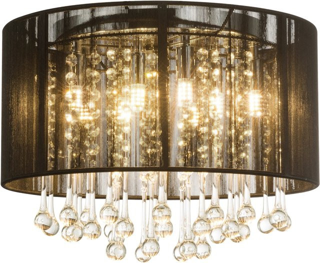 Globo LED-Deckenleuchte BAGANA in Chrom mit Glaskristallen und warmweißem Licht - Bild 1
