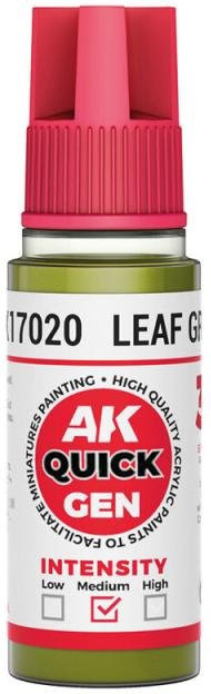 AK Interactive Leaf Green, Grün, 18 ml - Bild 1
