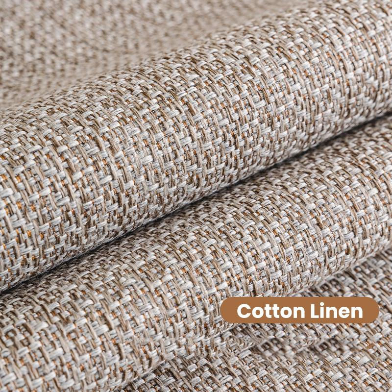 Rutschfeste Couch-Schonbezüge aus Baumwollleinen von Your Warm Home für Sofa und Sessel, Breite: 90 cm, Tiefe: 70 cm - Bild 2