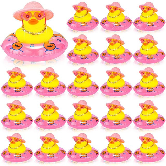 Binchi Outdoor Product Mini-Gummienten, 6-60 Set, gelb - Bild 1
