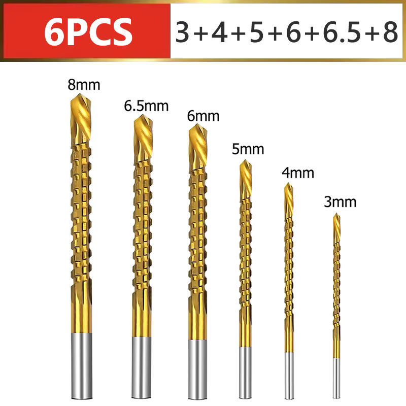 DTBD HSS Cobalt Spiralbohrer-Set für Metall in Gold - Bild 2