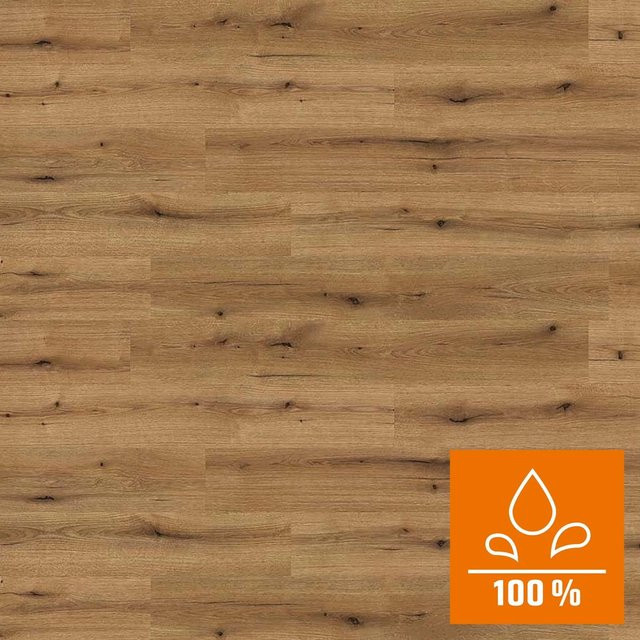 Kaindl Laminatboden Masterfloor Aqualine Eiche Evoke Sunset in Braun, 8 mm Dicke - Bild 1