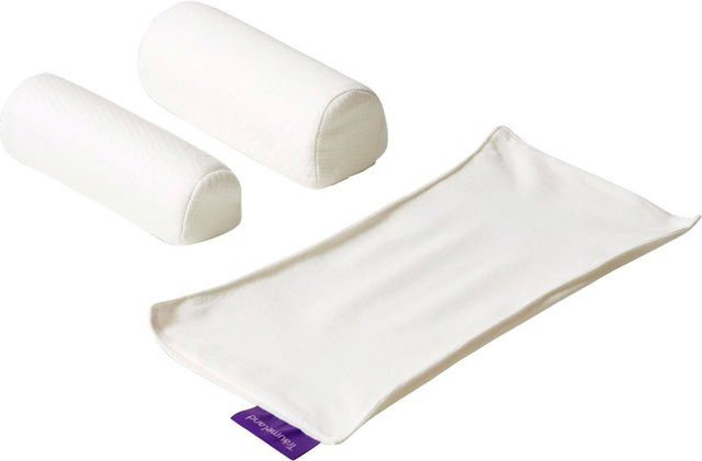 Träumeland Seitenlagerungsset 3-tlg. für Babys aus Baumwolle und Polyester in Weiß - Bild 1