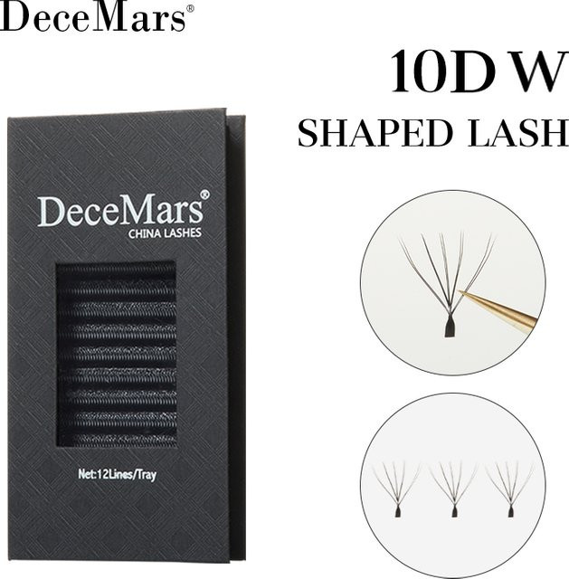 DeceMars 10D W-förmige Wimpernverlängerung - Bild 1