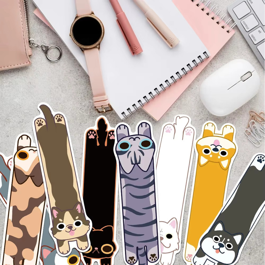30 Stück Lesezeichen mit Katzen und Hunden in Multicolor aus Papier - Bild 5