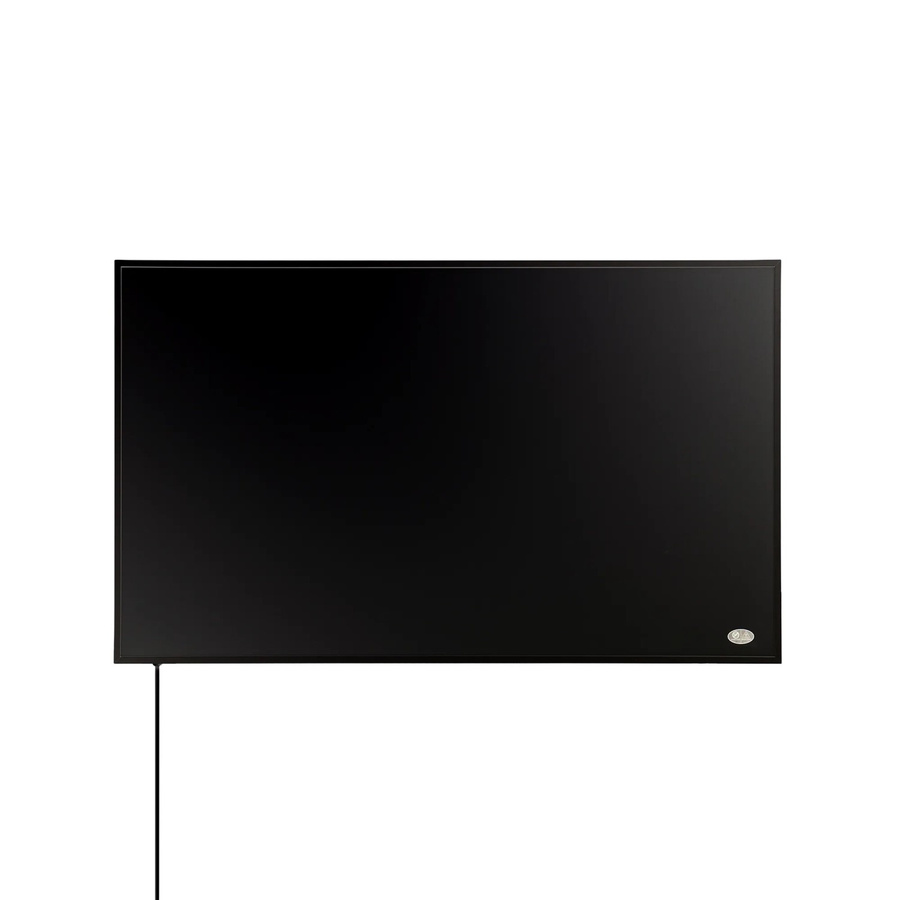Könighaus Infrarotheizung Black Edition 300 W in Schwarz mit Kabelausgang quer rechts - Bild 2
