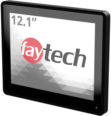 Faytech FT121BX6413ECAPOB Touchscreen-Monitor 12.1 Zoll Full HD 1920 x 1080 Pixel Schwarz mit HDMI und DisplayPort - Bild 1