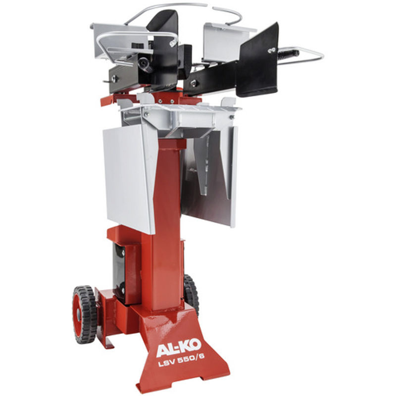 AL-KO Elektro-Holzspalter LSV 550/6 in Rot mit 6 t Spaltdruck, Holzfangbügel und integrierten Holzhaltekrallen - Bild 3