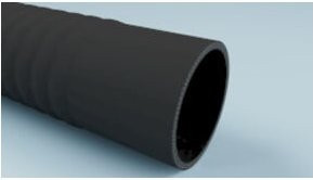 NORRES Gummisaugschlauch 3600-DELTAFLEX Ø 76,0 Schwarz - Bild 1