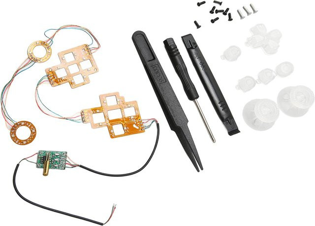 DIYelecs Professionelles DIY LED-Leuchtmodul für PS5 Controller in White und Multicolour - Bild 1