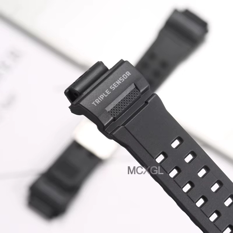 Casio Uhrenarmband, Kunststoff, Schwarz, Herren - Bild 3