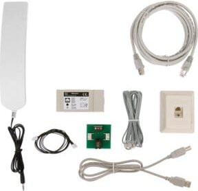 TCS Tür Control Wartungspaket FBI1210-0 mit USB-Anschluss, Kabel und Software in Weiß - Bild 1