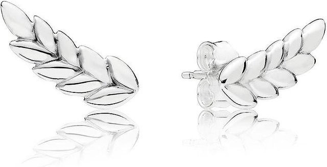 Ohrstecker Herz, 925 Silber, Weiß, Zirkonia, Damen - Bild 1