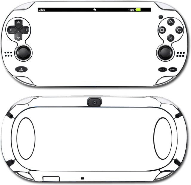 Yolouxiku Vinyl Skin Aufkleber Schutz für PSvita 1000 in Weiß - Bild 1
