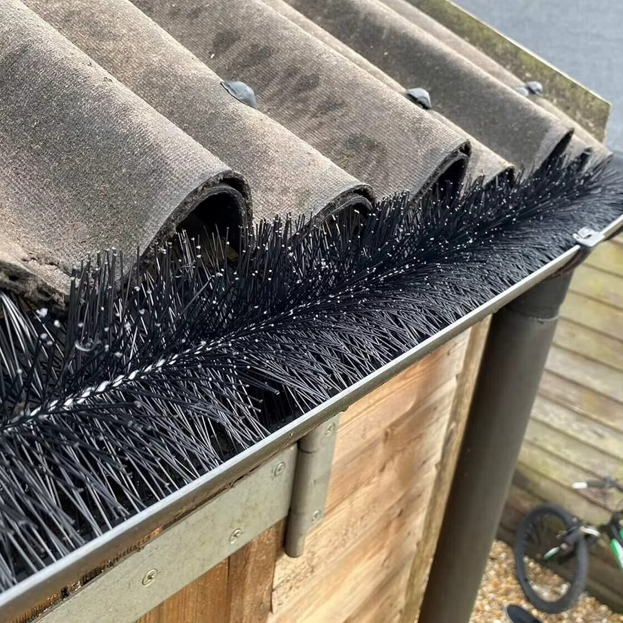 VIBRATITE LeafFilter Dachrinnen-Schutzpinsel zur Laubfilterung und Verstopfungsprävention, Länge: 100 cm - Bild 2
