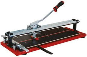 STUBAI Fliesenschneidmaschine manuell in Rot, Schneidleistung: 60 cm, Schnittdicke: 20 mm - Bild 1