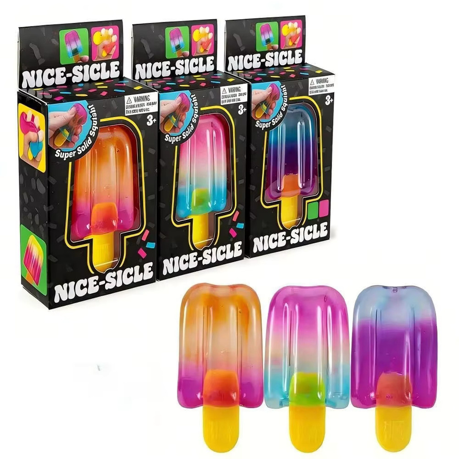 Schylling Needoh Nice Cube & Nice-Sicle, Sensorisches Quetschspielzeug - Bild 3