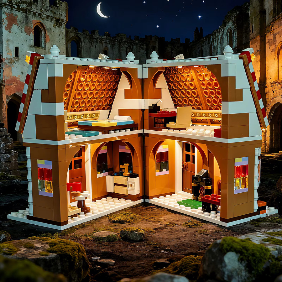 LYBMTWF LED-Beleuchtungsset, Lebkuchenhaus, Zubehör - Bild 3