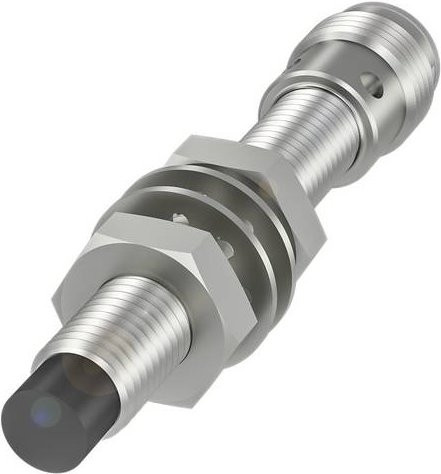 Balluff Induktiver Näherungsschalter BES M08EH-POC40F-S04G BES001E, nicht bündig, PNP, Öffner, Farbe: Silber, Durchmesser: 8 mm, Länge: 63 mm - Bild 1