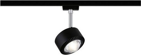 Paulmann URail LED Spot Aldan Hochvolt-Schienensystem-Leuchte, 8W, Schwarz Matt, 4000K, dimmbar - Bild 1