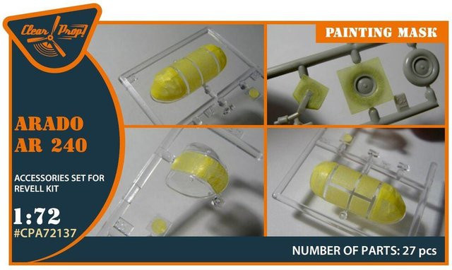 Revell Arado Ar-240 Painting Mask, Zubehör, 1:72 - Bild 1