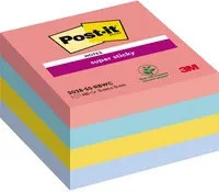 Post-it Super Sticky Haftnotizwürfel Rainbow Collection in Mehrfarbig - Bild 1