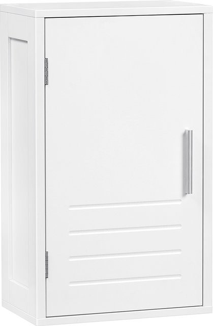 Eugad Wandschrank Weißer Badezimmerschrank und Küchenschrank mit verstellbarem Regal, H: 30 cm, B: 50 cm, T: 18,5 cm - Bild 1