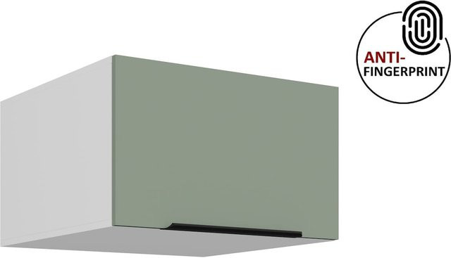 Küchen Aufsatzschrank ARIA in Aquamarin matt mit Anti-Fingerprint-Beschichtung, Breite: 60 cm - Bild 1