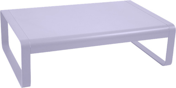 Fermob Bellevie Niedriger Tisch in Beige aus Metall für Garten, Terrasse und Balkon