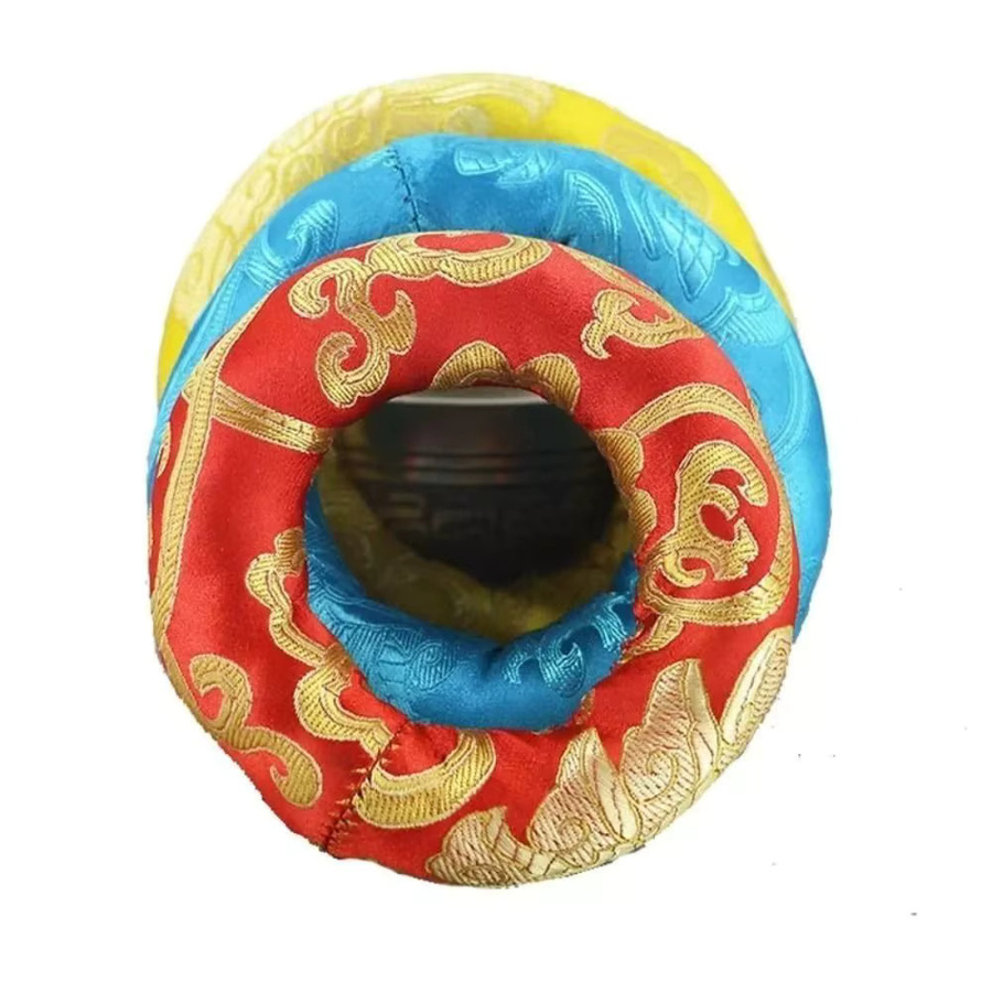 Tibetische Klangschale für Chakra-Meditation in Multicolour - Bild 2