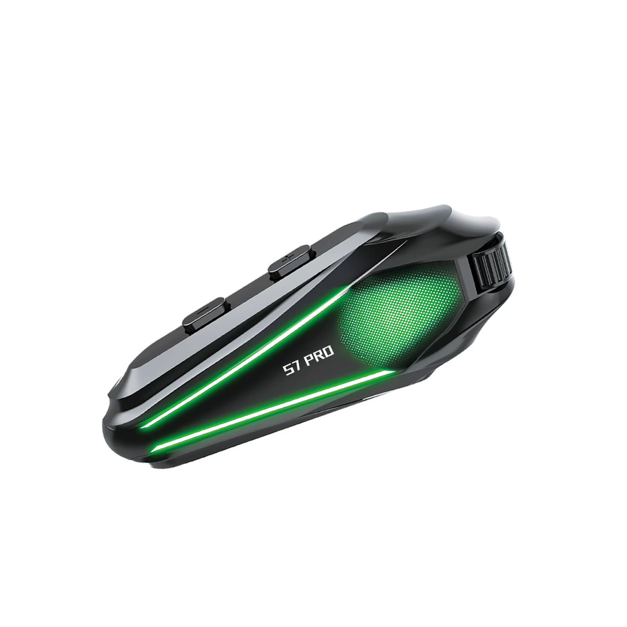 XINOWY S7 Pro Motorradhelm-Intercom-Headset mit Bluetooth 5.3, IP67 wasserdicht, Musik-Sharing und Rauschunterdrückung in Schwarz - Bild 3